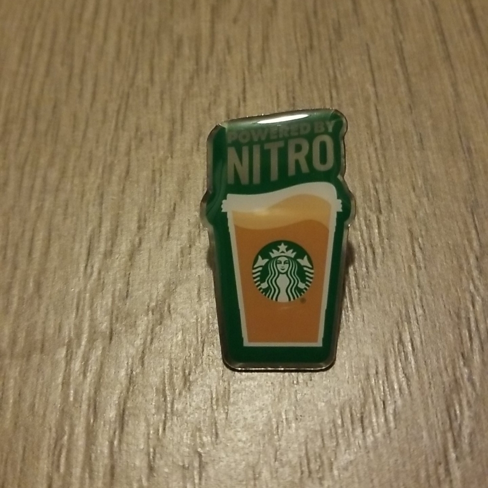 Starbucks Powered By Nitro Pin, New, Unisex